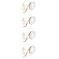thumbnail image 6 of Set of 4 Pull Flower Decor for Car Waistline Stickers and Decals Golden, 6 of 8