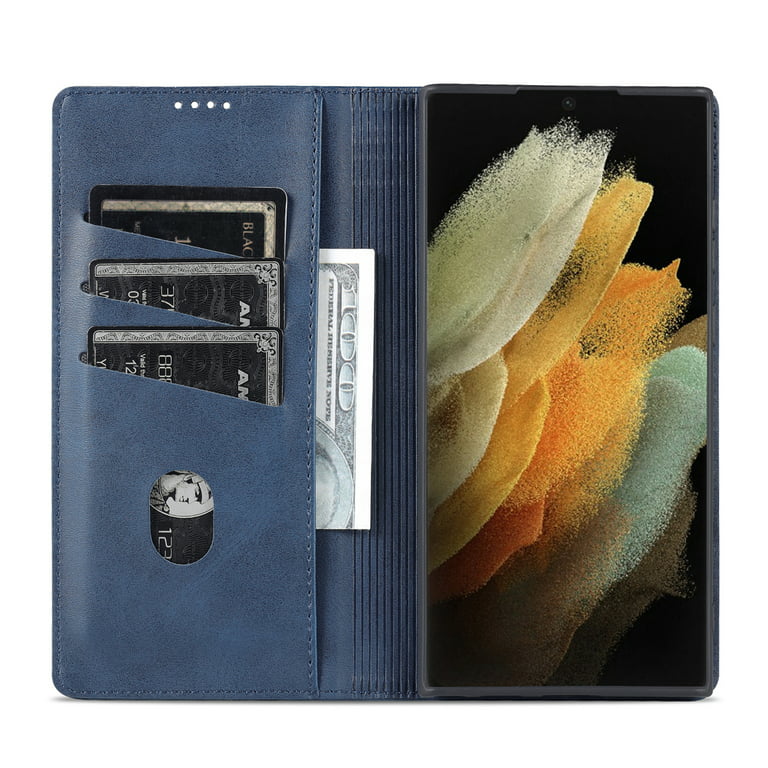 Samsung Galaxy S22 5G Wallet Folding Folio Flip Case –