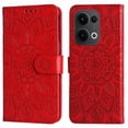 thumbnail image 3 of Funda tipo cartera GANGXUN para OPPO Reno 14 5G , diseño girasol, cuero PU, soporte, cierre magnético, tarjetero, 3 of 5