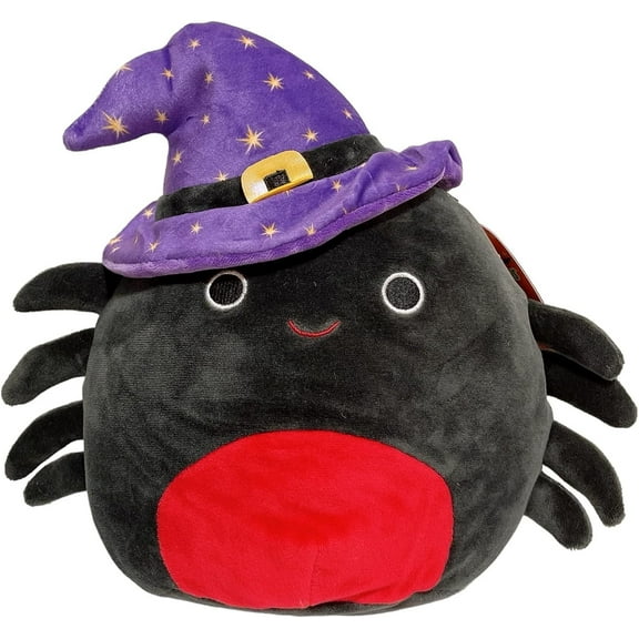 Squishmallow Official Kellytoy Halloween Plush (Bella the Spider (Witch Hat), 8 Inch)