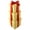 Red, variant on Homeford Nested Square Gift Boxes, Natural Kraft Brown, 5-inch, 6-inch, 7-inch, 3-piece, 1.5-inch Antique Gold Satin Ribbon