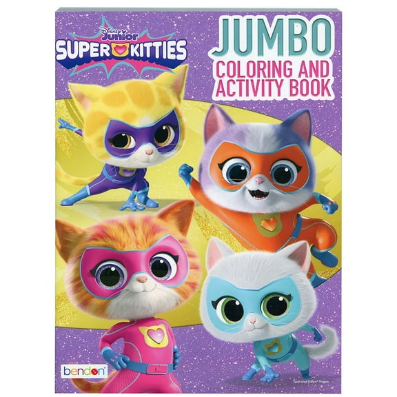 Super Kitties 80pg Coloring Book, Kid