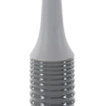 thumbnail image 4 of DecMode Eclectic 24 Inch Gray Ceramic Ribbed Vase, 4 of 5