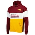 thumbnail image 2 of Men's New Era Gold Washington Commanders Colorblock Current Pullover Hoodie, 2 of 3