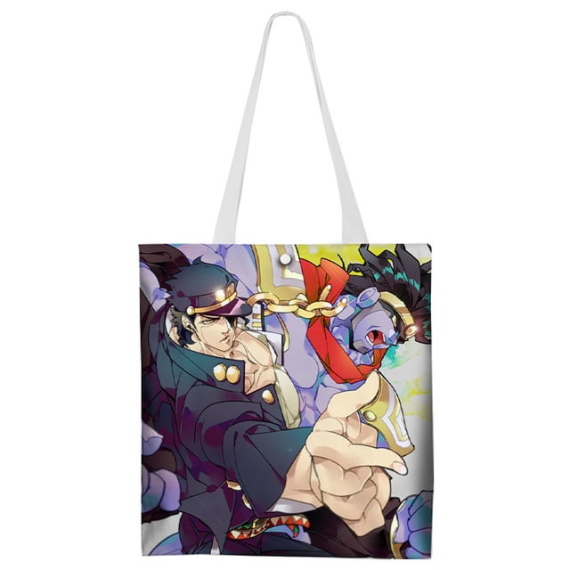 Bolso de lona JoJos Bizarres Adventures Kujo Jotaro Anime
