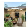 thumbnail image 3 of 8FT 6 Ribs Patio Umbrella Replacement Canopy (Canopy only), Canopy Replacement UV Protection Waterproof Outdoor Table Market Yard Umbrella Top Outdoor Umbrella Canopy - Khaki, 3 of 10