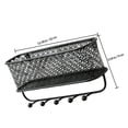 thumbnail image 2 of ELAYARD Black Metal Wall-Mounted Hanging Storage Rack with Hooks for Room Organization and Space Saving, 2 of 8