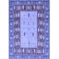 thumbnail image 1 of Ahgly Company Indoor Rectangle Abstract Blue Modern Area Rugs, 5' x 7', 1 of 4