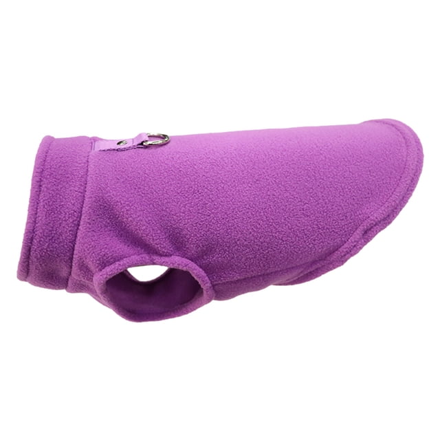 JShteea Ropa para Forro Polar Grueso para Pequeños Chaleco Chihuahua (Púrpura M)