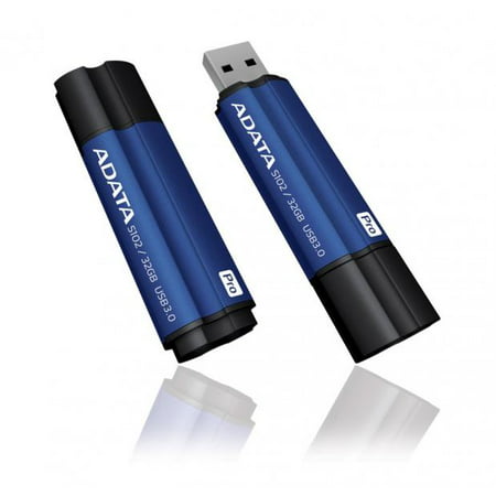 32GB AData DashDrive Elite S102 Pro USB3.0 Flash Drive (Titanium