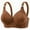 2025/Brown, variant on Otvok Womens Plus Size Middle-Aged and Elderly Mother Thin Underwear Adjustment Type No Steel Ring Bra