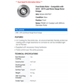 thumbnail image 2 of Front Brake Rotor - Compatible with 2018 - 2019 Land Rover Range Rover Evoque, 2 of 2