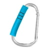 Nuby Handy Hook Silver Aluminum with Turq Blue Foam