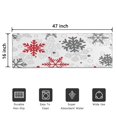 thumbnail image 5 of White Christmas Snowflake Pattern Door Rugs,Washable Non Slip Door Mats Indoor,Decorative Door Mats,Entry Mat Indoor for Entrance,Bedroom,Kitchen,Bathroom,16"x47", 5 of 6