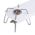 thumbnail image 4 of de Camping portátil, escritorio con soporte para de Gas dividida plegable de aleación de aluminio con bolsa de almacenamiento para Picnic, blanco Sunnimix Mesas de estufa plegables, 4 of 8