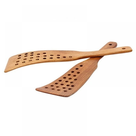 

Kitchen Wood Spurtle Set of 2 | Better Than A Spatula | Smarter Cooking Easier Stirring