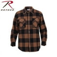 thumbnail image 4 of Rothco Extra Heavyweight Buffalo Plaid Flannel Shirt, Red Plaid, XS, 4 of 9