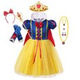 thumbnail image 3 of Disney Princess Dress For Girls Snow White Cosplay Costume Puff Sleeve Kids Dress Children Party Birthday Fancy Gown Vestidos, 3 of 5