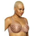 thumbnail image 2 of Paramour by Felina | Lotus Embroidered Unlined Bra | Ultra-Light (Rose Tan, 32D), 2 of 6