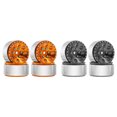 thumbnail image 1 of maskred 8-Spoke 28.5mm Metal Wheel Rims For 1/18 1/24 1.0 Inch Trx4m Crawler RC Car Part Black, 1 of 6