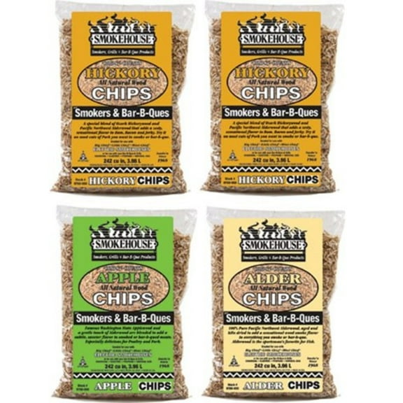 Smokehouse Wood Chips 4 Pack Assortment