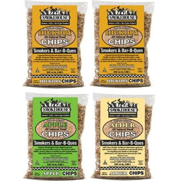Smokehouse Wood Chips 4 Pack Assortment