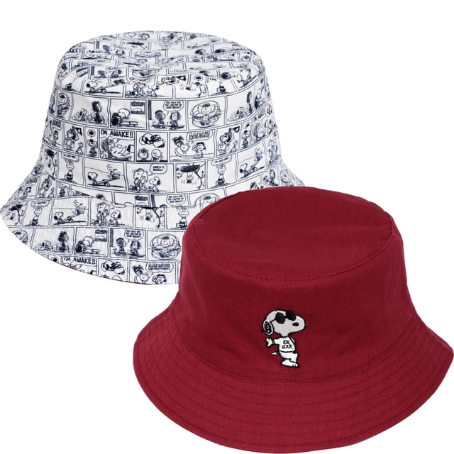 Sombrero Reversible de Algodón Tipo Bucket Peanuts Snoopy Concept One