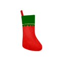thumbnail image 2 of JUMNUYCUH Christmas Stockings, Felt Christmas Stocking Hanging Ornaments for Holiday Xmas Tree Fireplace Decorations, 9.1" x 14.2", Red, 2 of 9