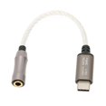 thumbnail image 1 of 15cm/5.9in 120dB Type-C to 3.5mm Headphone Amplifier for Android PC Silver, 1 of 1