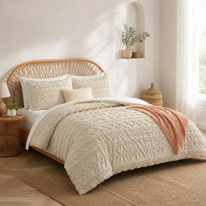 Queenforter Set Tufted Boho Bedding Sets
