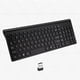 thumbnail image 5 of Teclado delgado de escritorio con puerto USB silencioso para PC y portátil, compatibilidad amplia. Negro, 5 of 8