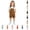 001-Coffee, variant on Kids Overalls Summer Casual Solid Color Bib Overalls Short Jumpsuit Romper Shorts Pants 4-13Y