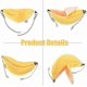 thumbnail image 5 of Small Animal Bed House for Guinea Pig and Hamster Cage Accessories Winter Warm Hanging Nest 20x6.5cm Yell 2Pcs, 5 of 5