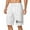 White, variant on Mens Swim Trunks Solid Quick Dry Swimsuit Board Shorts Beach Lightweight Bathing Suit Bottom With Drawstring Dark Purple L