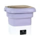 thumbnail image 2 of Fiudx Lavadora Portátil, Diseño Compacto y Plegable, Función de Deshidratación, Ligera y Compacta, Ideal para Viajes, Dormitorios, Apartamentos y Ropa de Bebé. Capacidad de 9 L, Verde, Morado y Azul,, 2 of 6