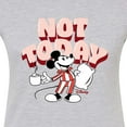 thumbnail image 3 of Disney - Mickey & Friends - Staying in for the Day - Not Today - Juniors Fitted Graphic T-Shirt, 3 of 5