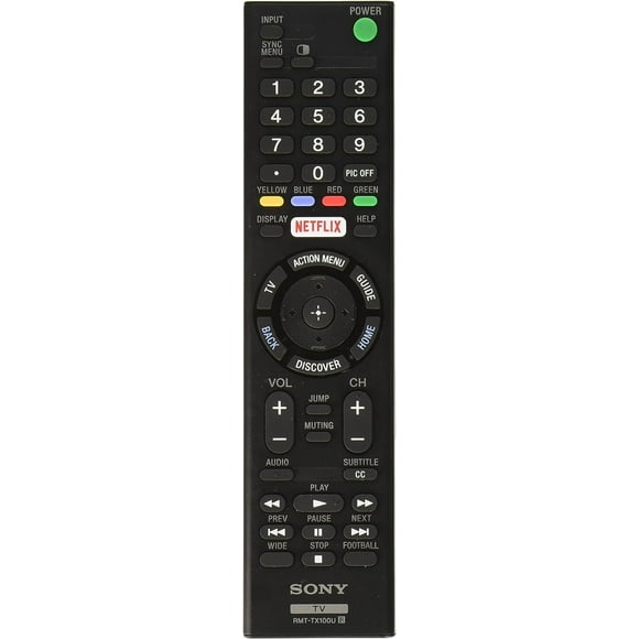 Mando a Distancia Original Sony LED Smart TV RMT-TX100U Netflix