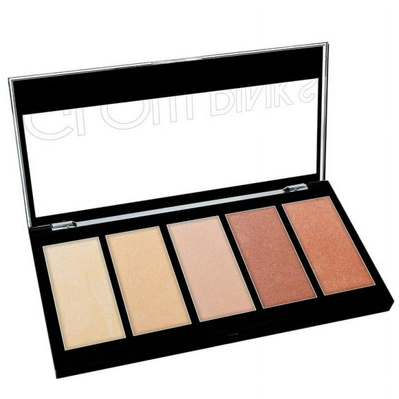 KLEANCOLOR 5 Color Prismatic Highlighter Palette - Glow Pinks