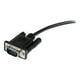 StarTech.com Straight Through DB9 RS232 Serial Cable Black DB-9 1M Noir - M/F (MXT1001MBK) - Serial extension Cable - (M) to DB-9 (F) - 3.3 ft - - for P/N: 1P3FPC-USB-SERIAL, ICUSB2321F, ICUSB2324I, ICUSB232IS – image 2 sur 3