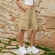 thumbnail image 3 of MKLEKYY Pantalones Cortos Holgados E Informales para Mujer, Cómodos, con Cinco Divisiones y Bolsillos Elásticos., 3 of 4