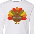 thumbnail image 4 of Inktastic Thanksgiving Day Turkey Football Fan Long Sleeve Youth T-Shirt, 4 of 5