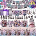 thumbnail image 2 of Demon Hunters Disposable Tableware Girls Happy Birthday Party Decoration Kpop Demon Hunters Party Supplies Baby Shower Favors, 2 of 2
