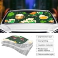 thumbnail image 5 of Fuzoiu St Patrick's Day10 Print Car Windshield Sun Shade,Block Uv Rays Sunshade,Foldable Front Window Sun Visor Protector for Car,SUV,Truck-Keep Vehicle Cool-St Patrick's Day10, 5 of 8