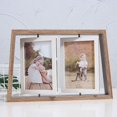 thumbnail image 4 of Creative Nordic 6-inch wooden double-sided rotating photo frame decoration one-piece Photo Frame multi-combination photo frame, 4 of 5