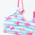thumbnail image 5 of Mercatoo MercatooToddler Baby Girl Swimwear Watermelon Print Adjustable Swimsuit 3Pcs Bikini Bathing Suit Girls Summer Beach Swim Set, 5 of 6