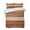 orange, variant on Quilts King Size, Farmhouse Burnt Orange Brown Soft Comforter Bedding Set for Bed, Vintage Wooden Striped Lightweight Quilted Bedspread with Pillow Cover(2 Pieces) for All Season, 96x106 Inch