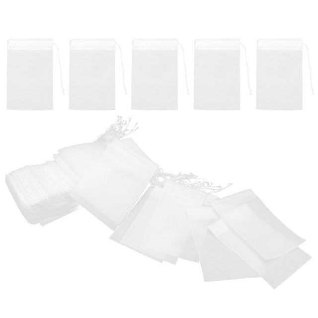 Bolsa de filtro de té, 100 piezas Bolsa de filtro de té Bolsa de filtro de hierbas Filtro de té Confiabilidad excepcional