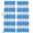 Blue, variant on Yellow Striped Blackout Curtains for Bedroom/Living Room, Pinch Pleated Black Out Curtains, Modern Simple Monochrome Geometric White Room Darkening Window Drapes with Hooks 2 Panels, 59"x70"