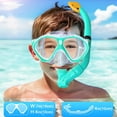 thumbnail image 4 of BIQIANWO 's Snorkel Set, Unisex 'swimming Goggles, Anti-fog Diving Mask And Dry-top Snorkel Combination Set, 4 of 9