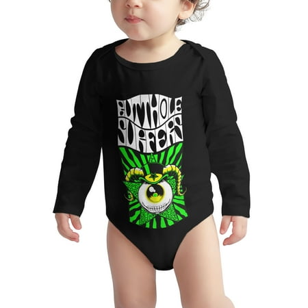

Butthole-Surfers s Baby Boy Girl Long Sleeve Bodysuit Snap Closure 18 Months